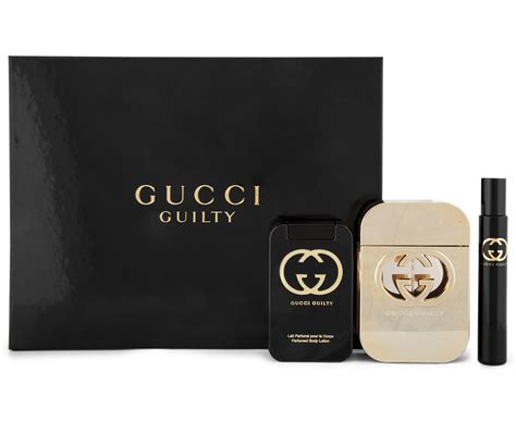 gucci guilty red gift set|gucci guilty women gift set.